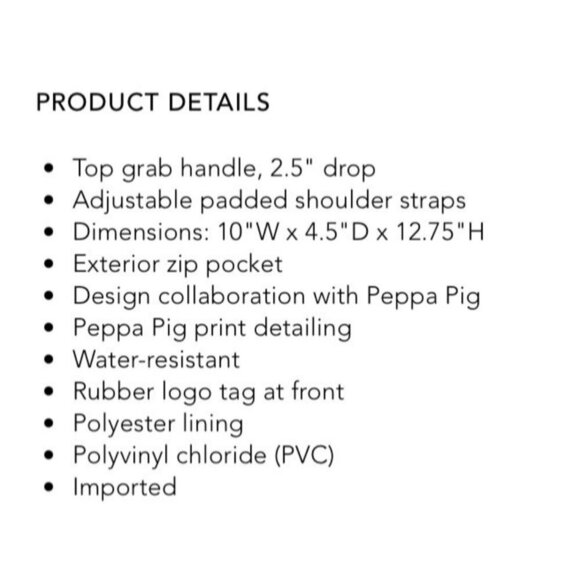 Hunter X Peppa Pig Muddy Puddles Unisex Children's Backpack - Picture 7 of 7